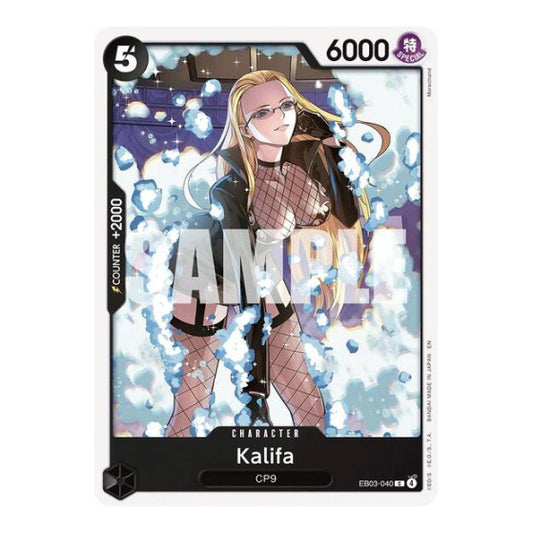 Kalifa (EB03) #EB03-040 Common (Near Mint) Extra Booster: One Piece Heroines Edition One Piece Card Game: 2026