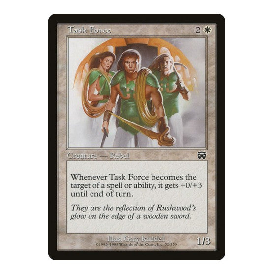 Task Force (MMQ) #52 Common (Damaged) Mercadian Masques Magic: The Gathering: 1999