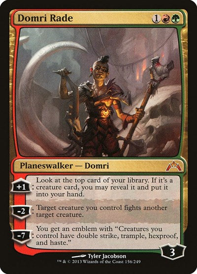 Domri Rade (GTC) #156 Mythic Rare (Lightly Played) Gatecrash Magic: The Gathering: 2013
