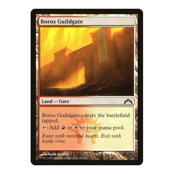 Boros Guildgate (GTC) #239 Common (Lightly Played) Gatecrash Magic: The Gathering: 2013