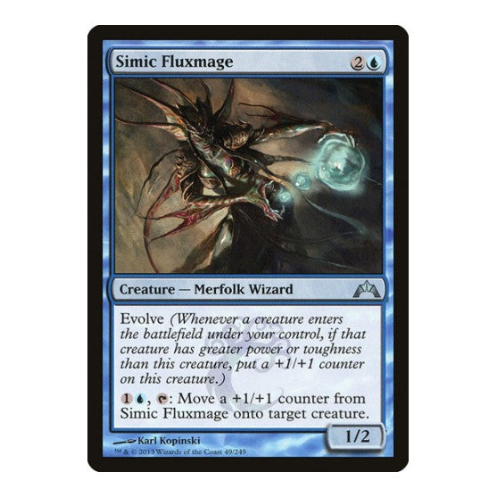 Simic Fluxmage (GTC) #49 Uncommon (Lightly Played) Gatecrash Magic: The Gathering: 2013