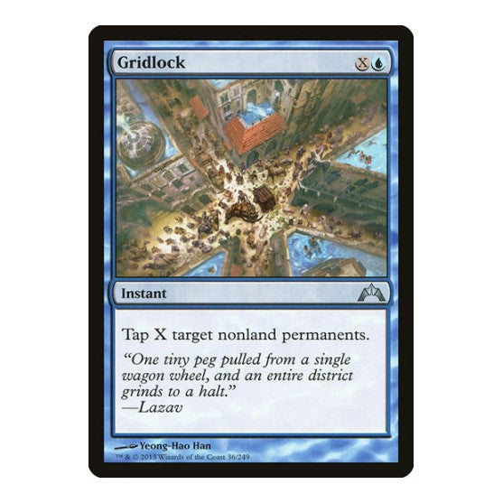 Gridlock (GTC) #36 Uncommon (Heavily Played) Gatecrash Magic: The Gathering: 2013