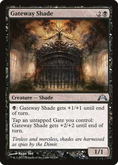 Gateway Shade (GTC) #65 Uncommon (Lightly Played) Gatecrash Magic: 2013