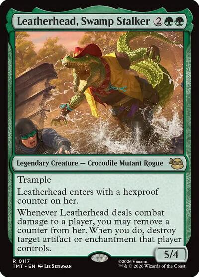 Leatherhead Swamp Stalker (TMT) #117 Rare (Near Mint) Teenage Mutant Ninja Turtles Magic: The Gathering: 2026