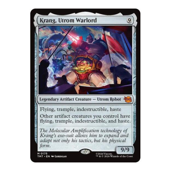 Krang, Utrom Warlord (TMT) #175 Mythic Rare (Near Mint) Teenage Mutant Ninja Turtles Magic: The Gathering: 2026
