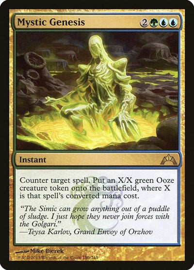 Mystic Genesis (GTC) #180 Rare (Lightly Played) Gatecrash Magic: The Gathering: 2013