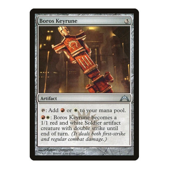 Boros Keyrune (GTC) #227 Uncommon (Moderately Played) Gatecrash Magic: The Gathering: 2013
