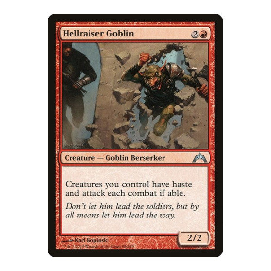 Hellraiser Goblin (GTC) #95 Uncommon (Lightly Played) Gatecrash Magic: The Gathering: 2013