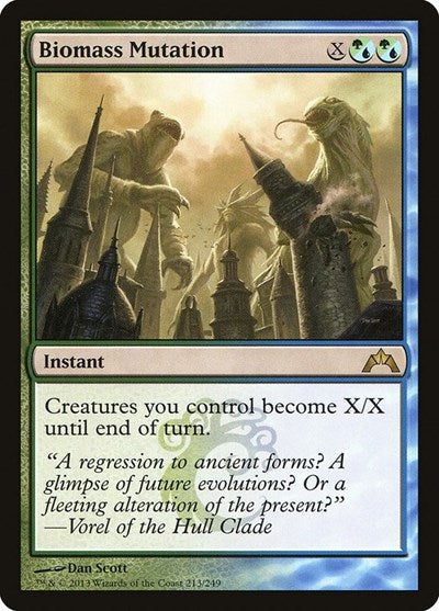 Biomass Mutation (GTC) #213 Rare (Lightly Played) Gatecrash Magic: The Gathering: 2013