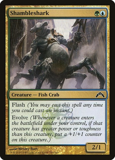 Shambleshark (GTC) #193 Common (Lightly Played) Gatecrash Magic: The Gathering: 2013