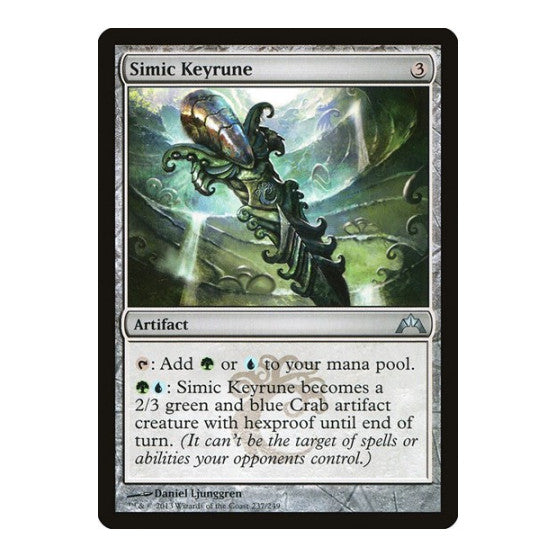 Simic Keyrune (GTC) #237 Uncommon (Lightly Played) Gatecrash Magic: The Gathering: 2013