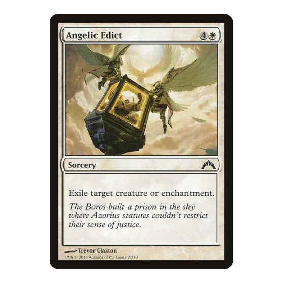 Angelic Edict (GTC) #2 Common (Lightly Played) Gatecrash Magic: The Gathering: 2013