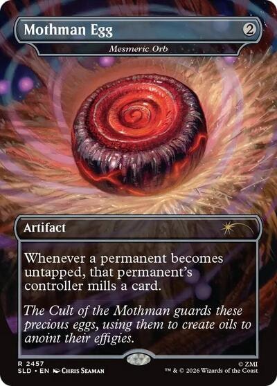 Mothman Egg - Mesmeric Orb (SLD) #2457 Rare (Near Mint) Secret Lair Drop Series Magic: The Gathering: 2026