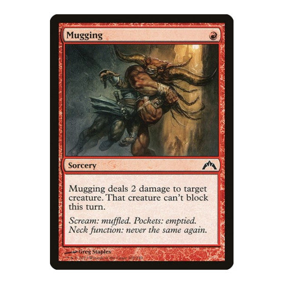 Mugging (GTC) #102 Common (Lightly Played) Gatecrash Magic: The Gathering: 2013