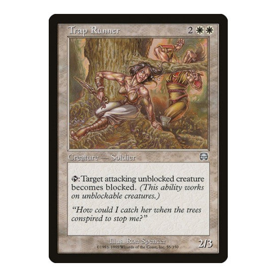 Trap Runner (MMQ) #55 Uncommon (Moderately Played) Mercadian Masques Magic: The Gathering: 1999