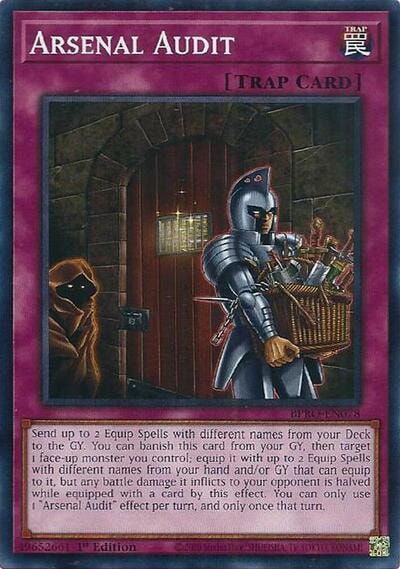 Arsenal Audit (BPRO) #BPRO-EN078 Common (1st Edition Near Mint) Burst Protocol YuGiOh: 2026