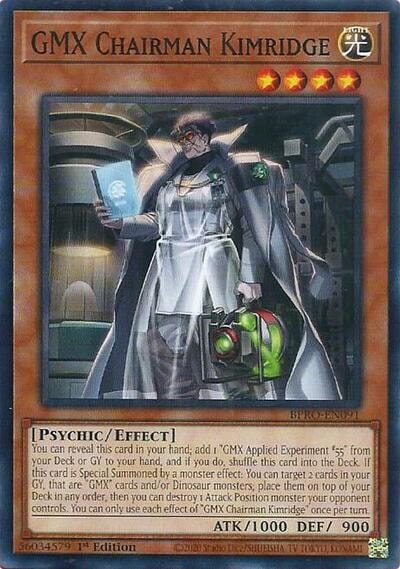 GMX Chairman Kimridge (BPRO) #BPRO-EN091 Common (1st Edition Near Mint) Burst Protocol YuGiOh: 2026