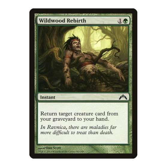 Wildwood Rebirth (GTC) #140 Common (Lightly Played) Gatecrash Magic: The Gathering: 2013