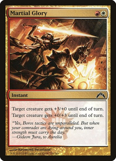 Martial Glory (GTC) #175 Common Gatecrash Magic: The Gathering: 2013