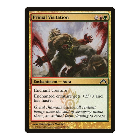 Primal Visitation (GTC) #187 Common (Lightly Played) Gatecrash Magic: The Gathering: 2013