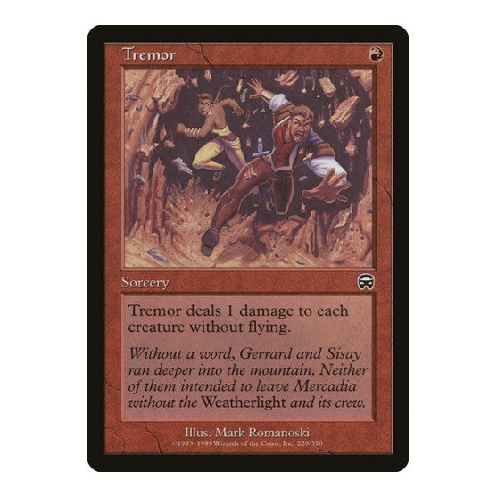 Tremor (MMQ) #220 Common (Lightly Played) Mercadian Masques Magic: The Gathering: 1999