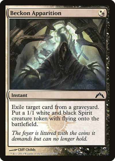 Beckon Apparition (GTC) #212 Common (Lightly Played) Gatecrash Magic: The Gathering: 2013