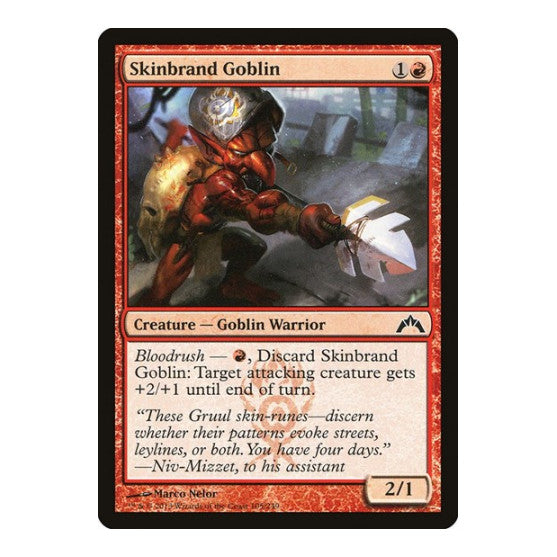 Skinbrand Goblin (GTC) #105 Common (Lightly Played) Gatecrash Magic: The Gathering: 2013