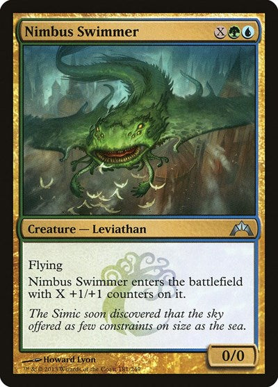 Nimbus Swimmer (GTC) #181 Uncommon (Lightly Played) Gatecrash Magic: The Gathering: 2013