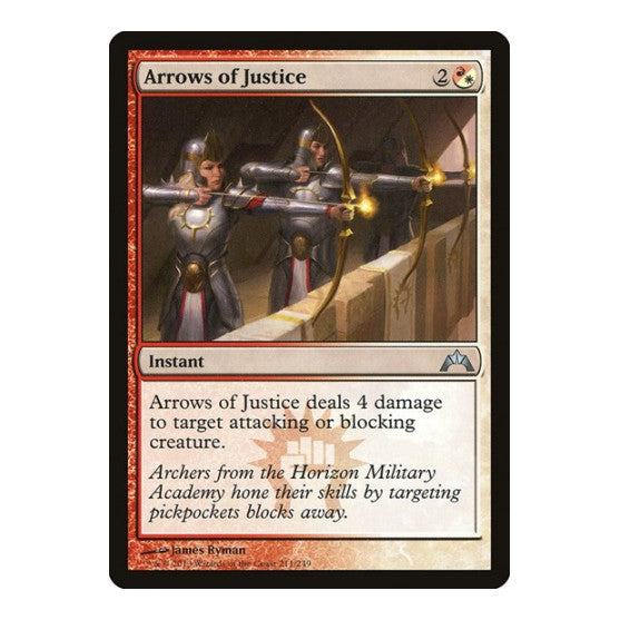 Arrows of Justice (GTC) #211 Uncommon (Lightly Played) Gatecrash Magic: The Gathering: 2013