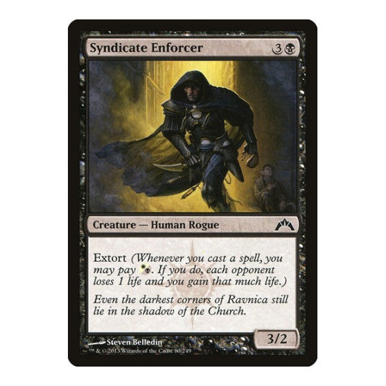 Syndicate Enforcer (GTC) #80 Common (Lightly Played) Gatecrash Magic: The Gathering: 2013