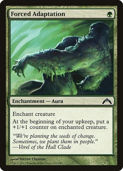Forced Adaptation (GTC) #120 Common (Lightly Played) Gatecrash Magic: The Gathering: 2013