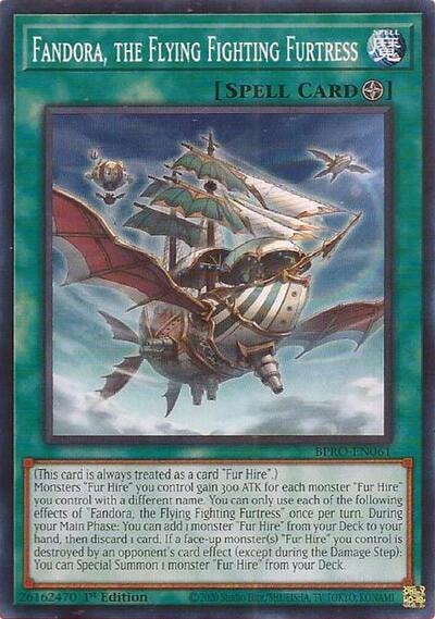 Fandora the Flying Fighting Furtress (BPRO) #BPRO-EN061 Common (1st Edition Near Mint) Burst Protocol YuGiOh: 2026