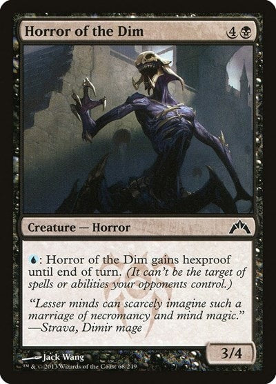 Horror of the Dim (GTC) #68 Common (Lightly Played) Gatecrash Magic: The Gathering: 2013