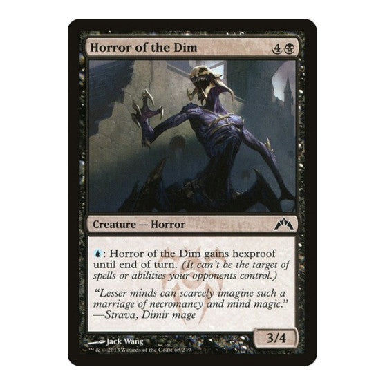 Horror of the Dim (GTC) #68 Common (Lightly Played) Gatecrash Magic: The Gathering: 2013