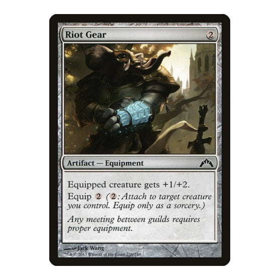 Riot Gear (GTC) #236 Common (Lightly Played) Gatecrash Magic: The Gathering: 2013