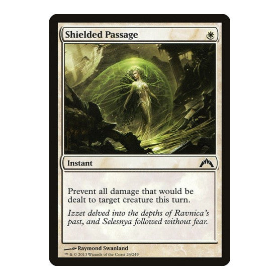 Shielded Passage (GTC) #24 Common (Lightly Played) Gatecrash Magic: The Gathering: 2013