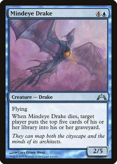 Mindeye Drake (GTC) #43 Uncommon Gatecrash Magic: The Gathering: 2013