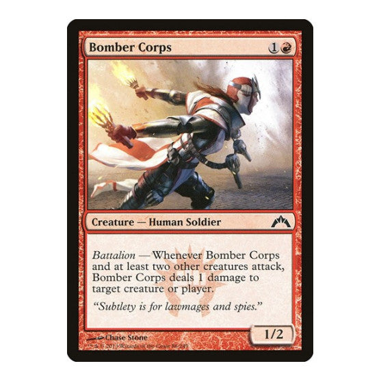 Bomber Corps (GTC) #86 Common (Lightly Played) Gatecrash Magic: The Gathering: 2013
