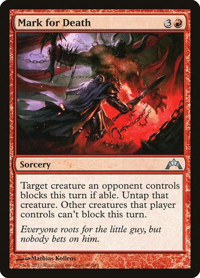 Mark for Death (GTC) #99 Uncommon (Lightly Played) Gatecrash Magic: 2013