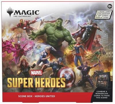 Marvel Super Heroes Scene Box - Heroes United (MSH) (Unopened) Marvel Super Heroes Magic: The Gathering: 2026