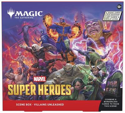 2026 Magic: Marvel Super Heroes (MSH) - Marvel Super Heroes Scene Box Villains Unleashed (Unopened)