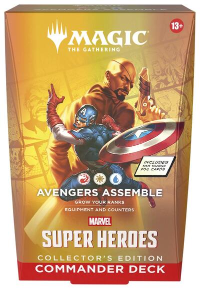 Marvel Super Heroes Commander Deck - Avengers Assemble (Collector's Edition) (MSC) (Unopened) Commander: Marvel Super Heroes Magic: The Gathering: 2026