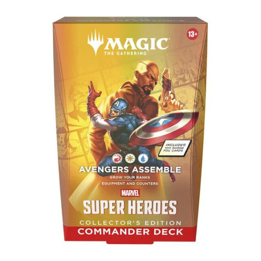 Marvel Super Heroes Commander Deck - Avengers Assemble (Collector's Edition) (MSC) (Unopened) Commander: Marvel Super Heroes Magic: The Gathering: 2026