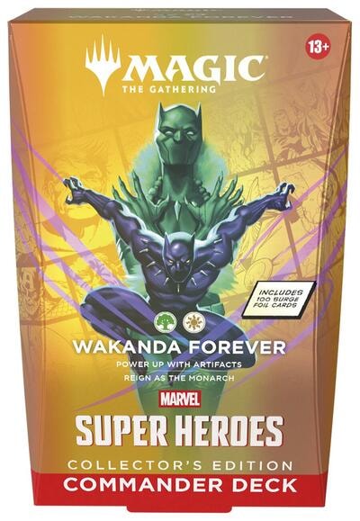 Marvel Super Heroes Commander Deck - Wakanda Forever (Collector's Edition) (MSC) (Unopened) Commander: Marvel Super Heroes Magic: The Gathering: 2026