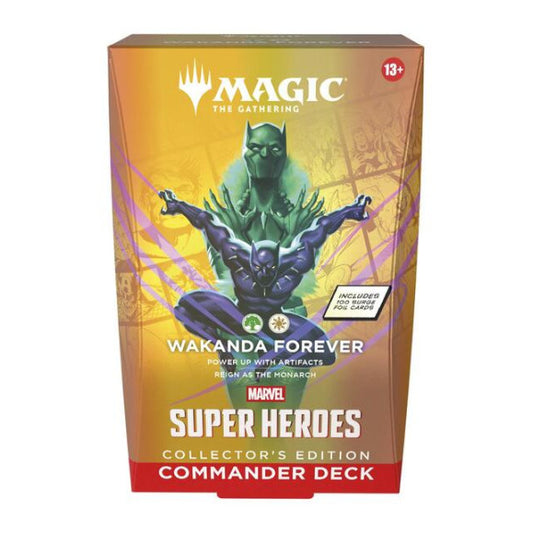 Marvel Super Heroes Commander Deck - Wakanda Forever (Collector's Edition) (MSC) (Unopened) Commander: Marvel Super Heroes Magic: The Gathering: 2026