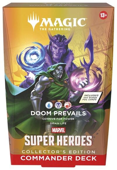 Marvel Super Heroes Commander Deck - Doom Prevails (Collector's Edition) (MSC) (Unopened) Commander: Marvel Super Heroes Magic: The Gathering: 2026