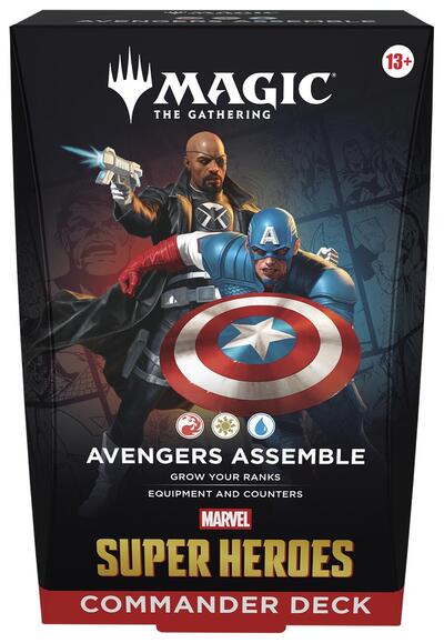 Marvel Super Heroes Commander Deck - Avengers Assemble (MSC) (Unopened) Commander: Marvel Super Heroes Magic: The Gathering: 2026