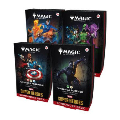 Marvel Super Heroes Commander Deck Case (MSC) (Unopened) Commander: Marvel Super Heroes Magic: The Gathering: 2026