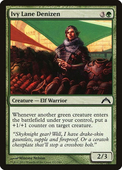 Ivy Lane Denizen (GTC) #125 Common (Lightly Played) Gatecrash Magic: The Gathering: 2013