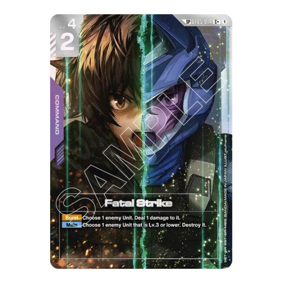 Fatal Strike (SP) (C+) (GD03) #ST05-014 C+ (Holofoil Near Mint) Steel Requiem Gundam Card Game: 2026